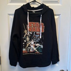 STAR WARS Black Woman’s Hoodie Sweatshirt Size L